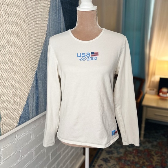 Vintage ROOTS USA Olympic Team 2002 Salt Lake City Shirt - Picture 1 of 10